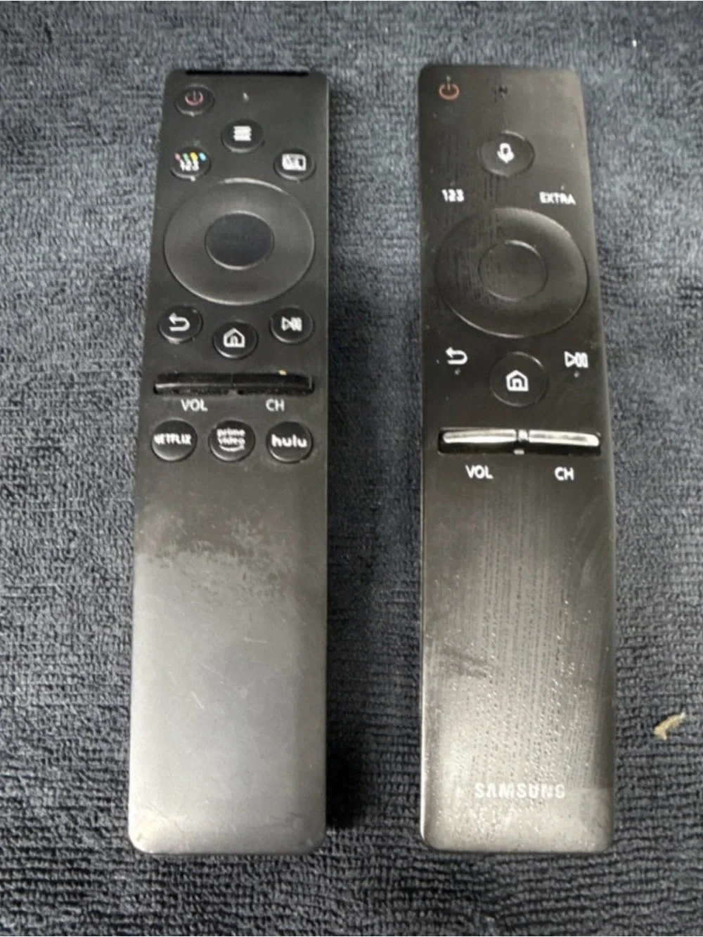 Samsung Black Slim TV Remote Duo with Streaming Shortcuts